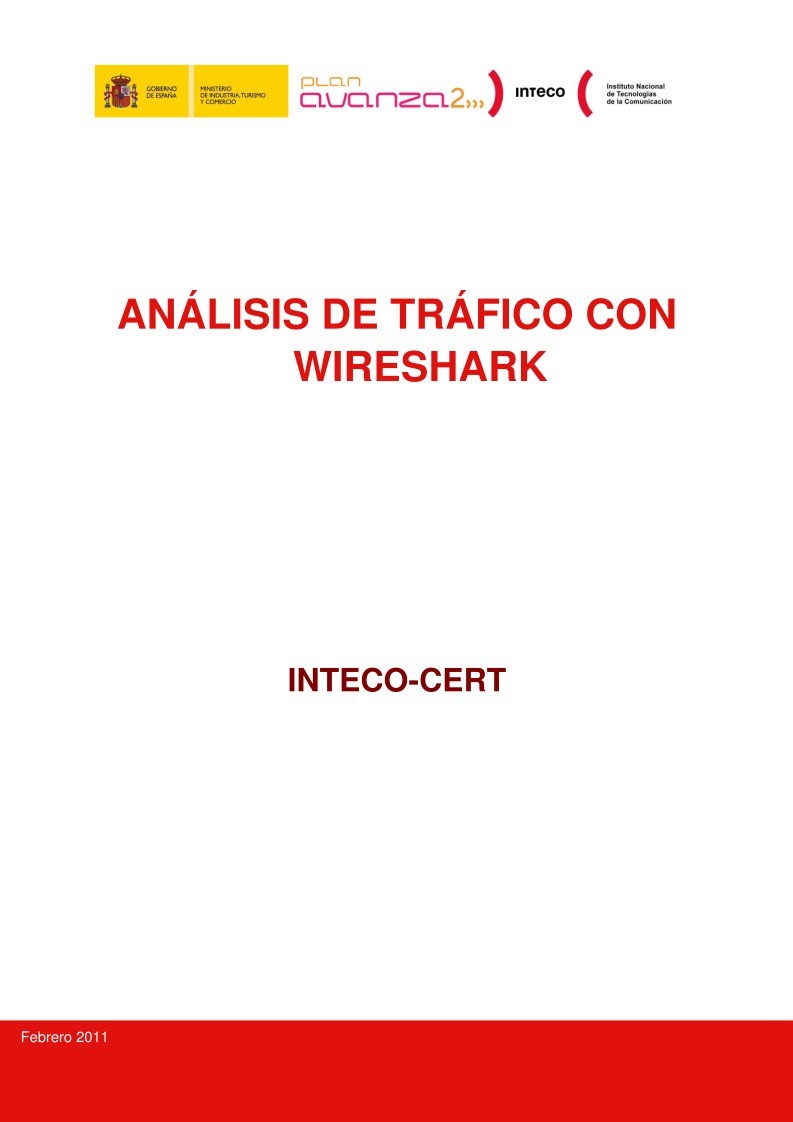Imágen de pdf Análisis de tráfico con Wireshark